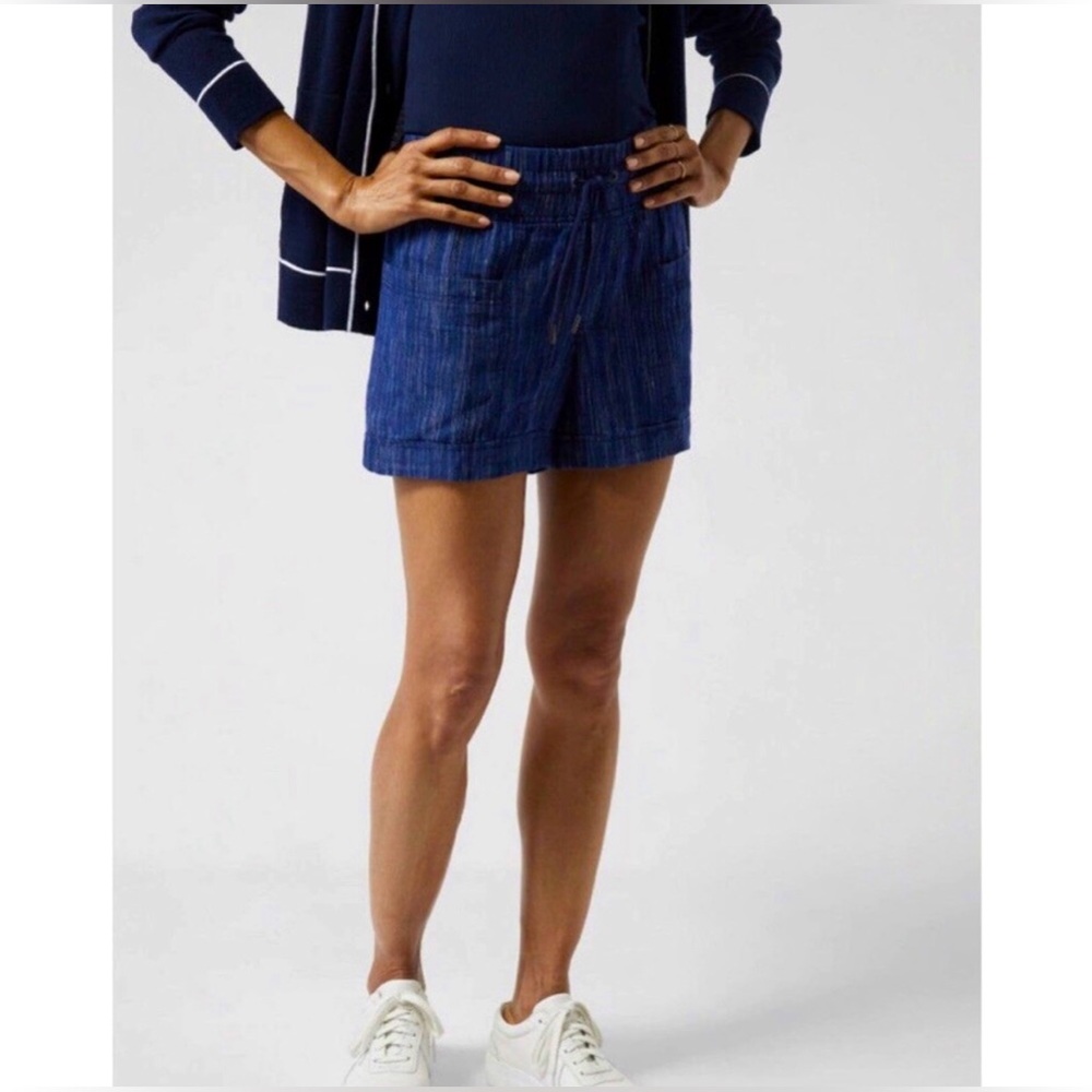 ATHLETA Cabo Linen Textured 4” Shorts